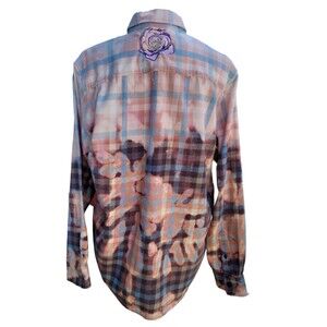 Roses UPCYCLED Flannel | Large
